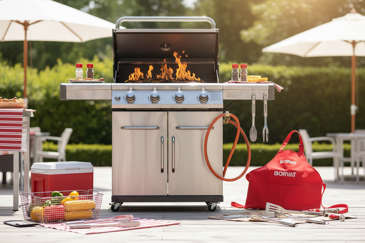 Alles voor de perfecte barbecue-ervaring. Van grillmanden en gasslangen tot complete BBQ-sets – ontdek ons barbecue-assortiment bij Borvat.