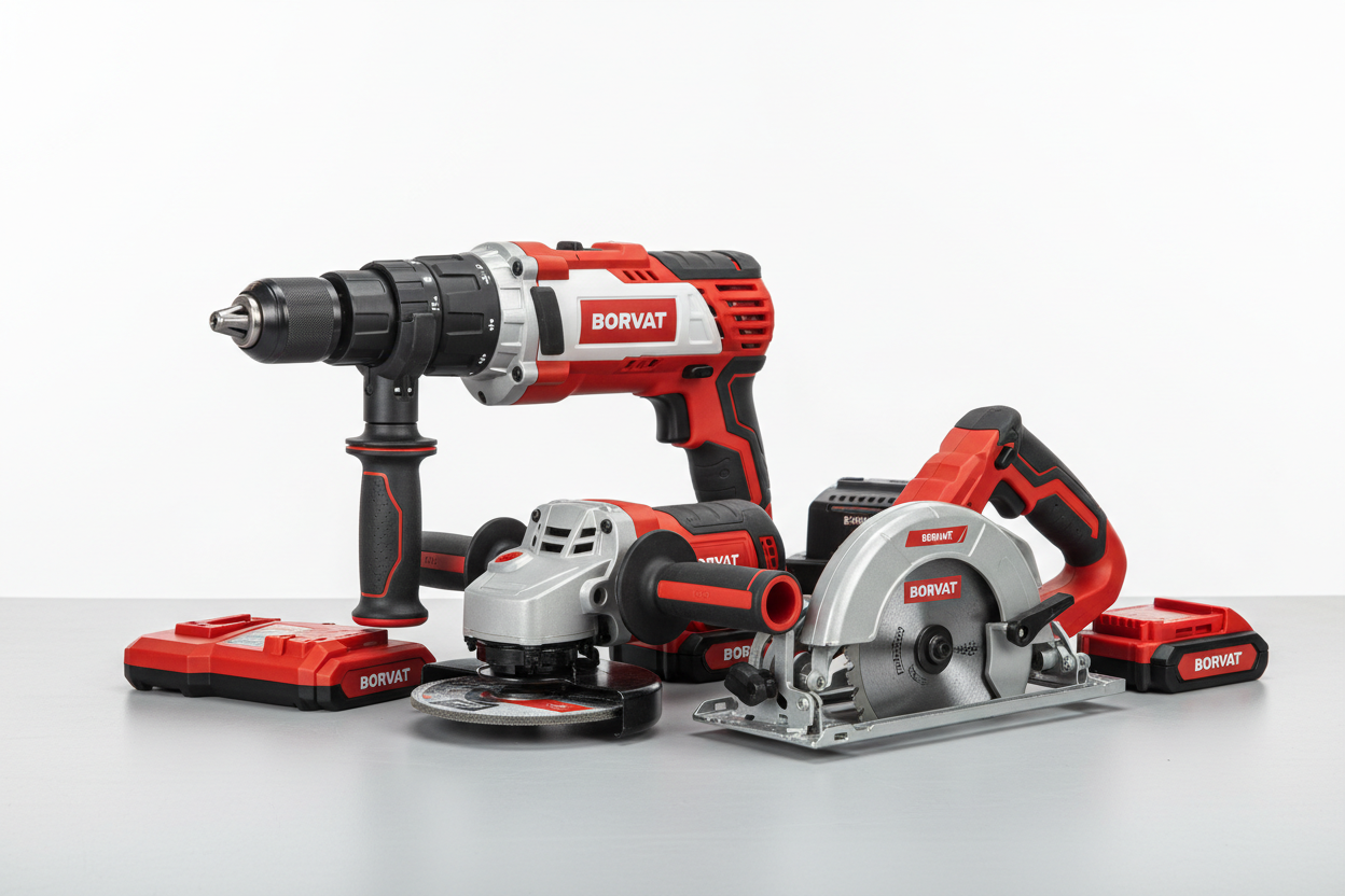 Krachtig elektrisch gereedschap voor al uw klussen. Ontdek ons assortiment bij Borvat.