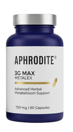 Aphrodite 3G MAX Metalex Kruidensupplement 750 Mg Metabolismeondersteuning by Aphrodite