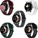 BORVAT Smartwatch Dames - Premium HD AMOLED Display - Android & iOS - Zwart by BORVAT