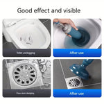 borvat IBBO Krachtige Ontstopper Gootsteen Afvoer Plopper Blauw Met Gratis Buigborstel - Uncategorized