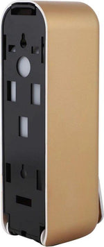 BORVAT Zeepdispenser 350ml - Badkameraccessoire - Zeeppompje Vrijstaand & Wandmontage - Modern Gold by BORVAT