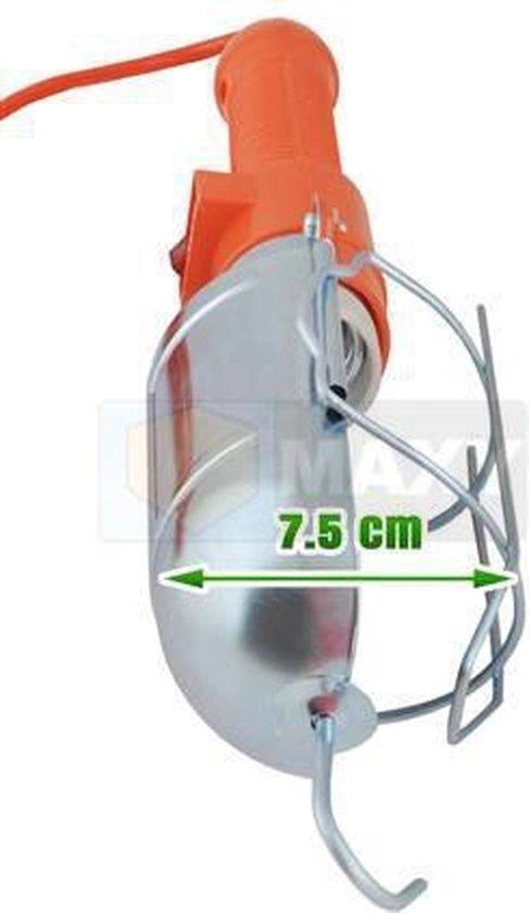 Merkloos E27 Werklamp Met Snoer - Looplamp Zaklantaarn- Werkplaats Verlichting Zaklamp - Werkplaatslamp Handlamp 5 Meter -