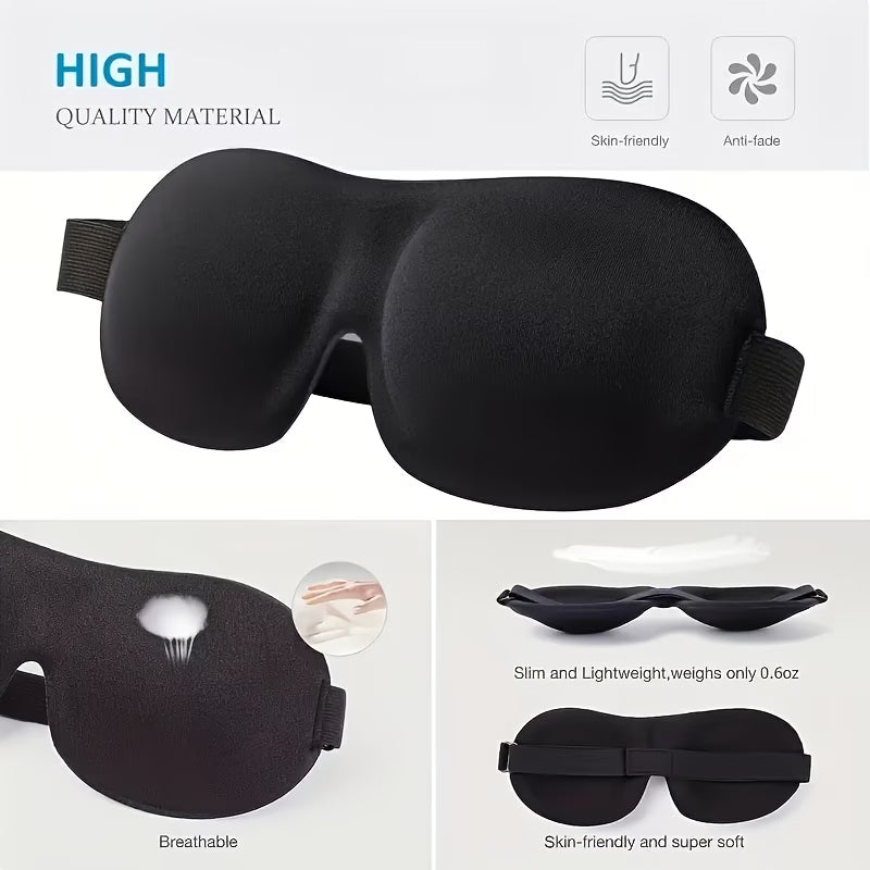 Borvat® Borvat® | Luxe 3D Slaapmasker Zacht en Lichtdicht Comfortabel Voor Iedereen - Eye Masks Gezondheid & Verzorging