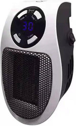 Merkloos Keramische stopcontact- mini verwarming-500W-Geschikt voor ruimte tot 20 m²-Timerfunctie-wit -