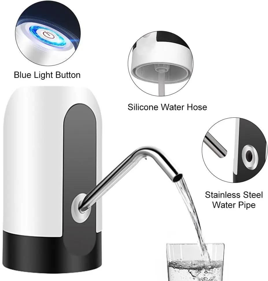 Borvat® Borvat® | Automatic Water Dispenser, Drinking Water Pump, Portable Water Bottle Pump, Electric Water Dispenser, Water Dispenser Pump, Water Bottles Pump, For Kitchen, School, Camping, Office - Utility Pumps Camping & Outdoor
