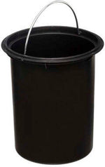 BORVAT Luxe Pedaalemmer Metaal Soft Close - 3L - 17x17x23cm - Badkamer, Keuken, Kantoor - Wit/Hout by BORVAT