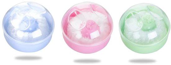 Lichaamspoederdons Babydispenser 3.54 inch - Zachte Reisdop voor Baby's by BORVAT