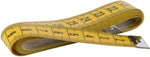 BORVAT Meetlint Centimeter - 150cm - Lintmeter - Meetband - Geel - Naaien & Kleding by BORVAT
