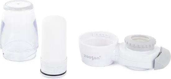 Merkloos Kraanfilter - Waterzuiveraar kraanwater - Waterontharder - Waterfilter - Wit -