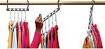 BORVAT Ruimtebesparende Kledinghanger Houder - Kledingkast Organizer - 8 Stuks - Grijs by BORVAT