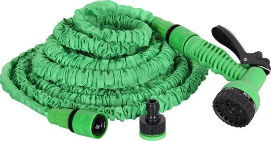 Merkloos Flexibele Tuinslang - 7.5 Meter - Groen -