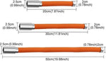 BORVAT Kraanuitloop Vormbaar 30cm - Flexibele Kraan Extender - 360° Vormbaar - Waterleiding - Oranje by BORVAT