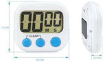 Merkloos 1x Digitale Kookwekker Wit - Groot Display - Magneet -