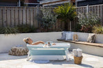 BORVAT Zitbad 138cm - Opvouwbaar Bad - 220L Extra Lang - Volwassenen - Blauw by BORVAT