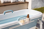 BORVAT Zitbad 138cm - Opvouwbaar Bad - 220L Extra Lang - Volwassenen - Blauw by BORVAT