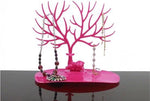 BORVAT Sieradenhouder Hertengewei - Sieraden Display Boompje - Oorbellen Houder Standaard - Roze by BORVAT