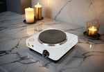 Merkloos 2 STUKS - Elektrische kookplaat - Camping kookplaat - 1 Pits kookplaat - Warmhoudplaat - Elektrische kookplaat 1000W - Camping - Camping Kooktoestel -electrische kookplaat 1 pits -