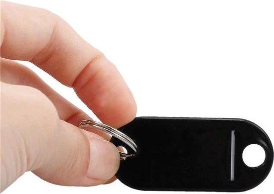 Merkloos Sleutellabels 50 stuks - Gekleurde Sleutellabels - Sleutelhanger -