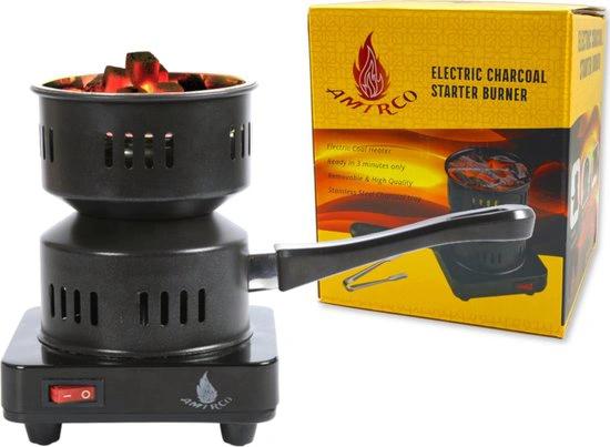 Elektrische Kolenbrander 650W - Kolenstarter voor Barbecue & Camping - Gratis Tang by BORVAT