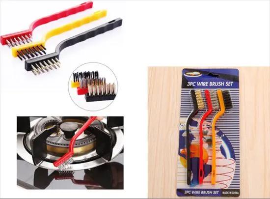 meerklose Mini Staalborstel | 3 Delig | Staalborstelset -