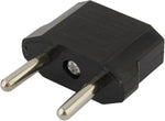 Merkloos Let op type!! US naar EU stekker Lader Reis Travel Power Adaptor met een Europese Plug (zwart) -