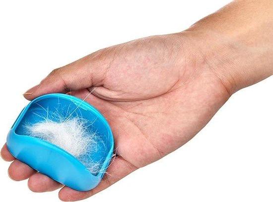 IBBO® - Huisdierhaar Verwijderaar - Pluizenborstel - Hondenhaar & Kattenhaar Verwijderaar - Stof verwijderaar - Kattenhaar Verwijderaar - Hondenhaar verwijderaar - Blauw by borvat