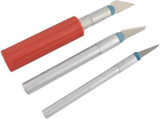 BORVAT 16-delige Hobby Messen Set - Exacto Style - Carving Cutter & Graver - Multifunctioneel - Art Tool Set by BORVAT