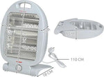 Kaminer Elektrische Kachel Quartz Verwarming Heater - Mobiele Straalkachel - 400/800 Watt -