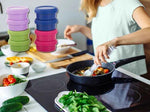 BORVAT Dip Bakjes - Sauscontainers 80ml - Lunch Accessoires - Herbruikbaar - BPA-vrij - 8 Stuks by BORVAT