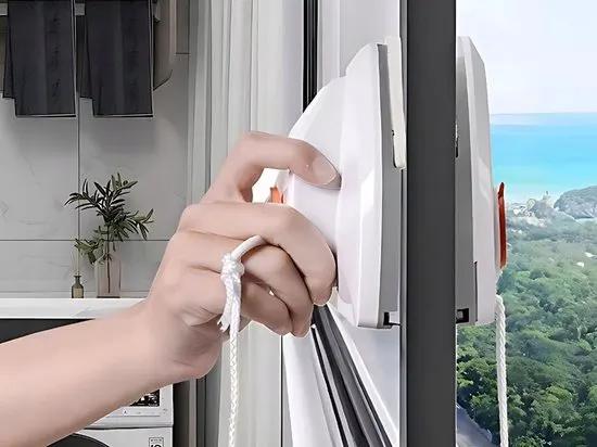 Borvat® BORVAT® Magnetische Ramenwasser - Dubbelzijdige Raamwisser Voor Dubbelglas -