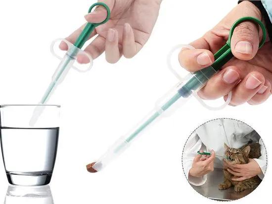 Mer kloos Pillenschieter voor Dieren – Voedingsspuit voor Katten, Honden en Knaagdieren - Makkelijk Medicijnen Toedienen aan Katten, Honden en Knaagdieren -