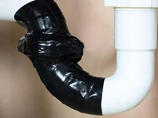 AA Commerce Super Sterk Waterdichte Tape - Lekkage Tape - Montage Tape - Klus & Reparatie Tape - Flextape - Montage Reparatietape Klustape - Voor Reparatie Zwembad/Badkamer/Zwembad/Tent/Lekkages - Waterbestendig - Rubber - 1,5 Meter -