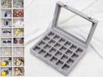 BORVAT Sieradendoos Organiser - Luxe Suede Displaydoos by BORVAT