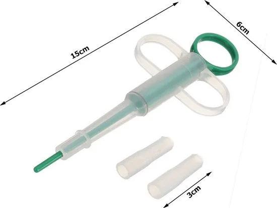 Mer kloos Pillenschieter voor Dieren – Voedingsspuit voor Katten, Honden en Knaagdieren - Makkelijk Medicijnen Toedienen aan Katten, Honden en Knaagdieren -
