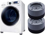 Deluxe HB TrillingDempers Wasmachine -Vuide-pakket van 4 trillingsdempers, universele trillingsdempers, wasmachine Anti-vibratiemat, voor wasmachines, drogers, meubels, koelkast (grijs, 4 cm) - (WK 02122) -