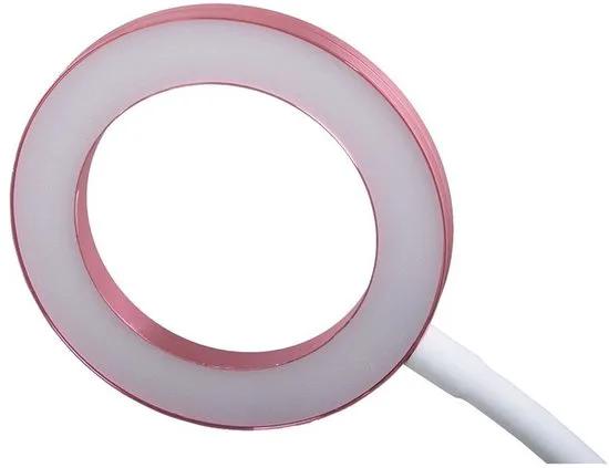 Borvat® Borvat® LED bureaulamp – Klemlamp met USB – Flexibele leeslamp voor kinderen – Warm/koud licht – Energiezuinig – Roze -