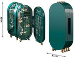 Merkloos IBBOShop - Sieradenhouder - Oorbellenrekje - Sieradenrekje - Sieraden Organizer - Sieradendoos - Met spiegel - Sieraden Opbergen - Groen -