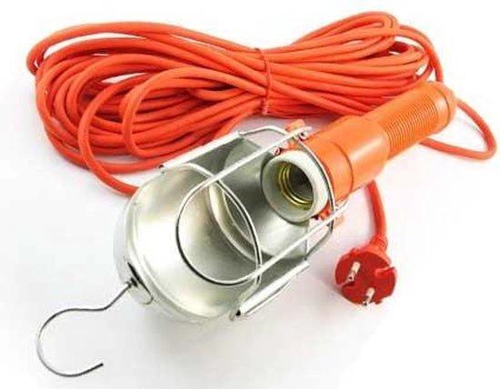 Merkloos E27 Werklamp Met Snoer - Looplamp Zaklantaarn- Werkplaats Verlichting Zaklamp - Werkplaatslamp Handlamp 5 Meter -