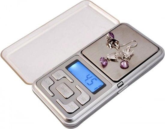 Digitale weegschaal 0.1 x 500 gram - Kleine keukenweegschaal - Precisie weegschaal - Grammen weegschaal - Mini weegschaal - PO9013 by consumentenwinkel.nl