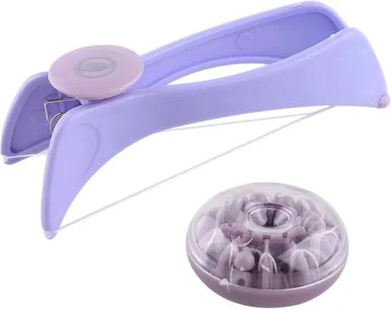 Merkloos IBBO Shop - Gezichtshaar Verwijderaar - Wenkbrauw Epilator - Draadloze Epilator - Gezichtshaar - Pijnloos - touw epilator - ontharen - 10 Extra Draadjes -