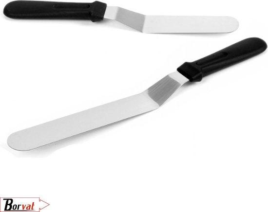 IBBO Shop - Glaceermes - Glazuurspatel - Pannenkoekenspatel - Cake spatel - Gebakspatel - Gebogen Spatel - 41cm by Merkloos