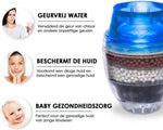 IBBO IBBO® - waterfilter - waterzuiveraar - kraanfilter - waterzuivering - voor op de kraan - blauw -