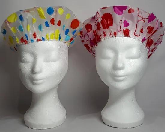borvat Douchemuts - Dames - Leuke Print - Shower Cap - Haarbescherming - Voordeel Set 2 Stuks -