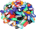 Merkloos Sleutellabels 50 stuks - Gekleurde Sleutellabels - Sleutelhanger -