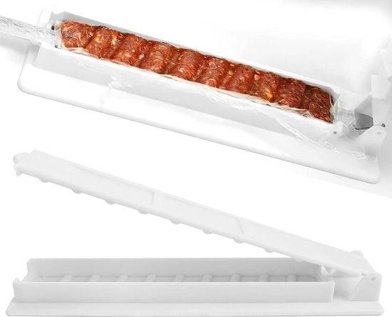 Merkloos Kebab Maker, 29,5 x 7,5 x 3 cm, kebab maker voor lange spiesen, handmatige kebab maker voor op de camping -