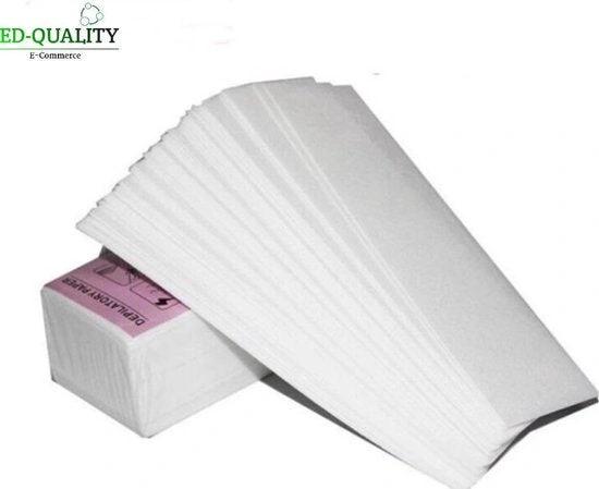 EDQuality Harsstrips wax - Ontharing strips - Lichaam / benen ontharen / waxsstrips - Verpakt per 100 stuks -