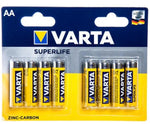 Varta Batterijen AA Superlife R06 1.5V - Zink Carbon - 8 Stuks by Varta