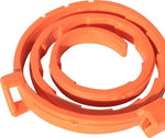 IBBO® - Vlooienband kat - Verstelbaar - 8 maanden bescherming - Vlooienband - Natuurlijk - Tekenband - Anti vlooien - 38cm - Fit all sizes - Vlooienbandjes kat - Vlooien - Oranje by borvat