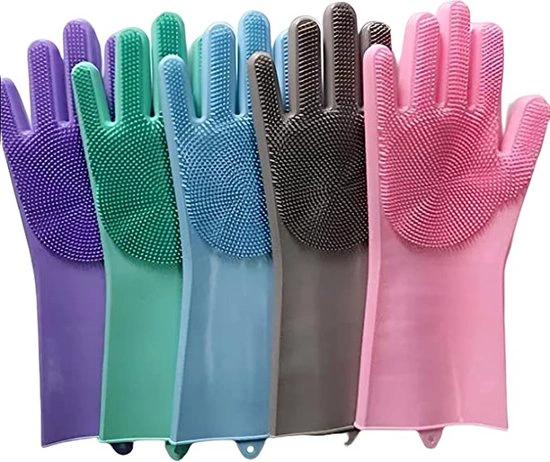 Siliconen Afwashandschoenen - Multifunctioneel & Antibacterieel - BPA Vrij by BORVAT